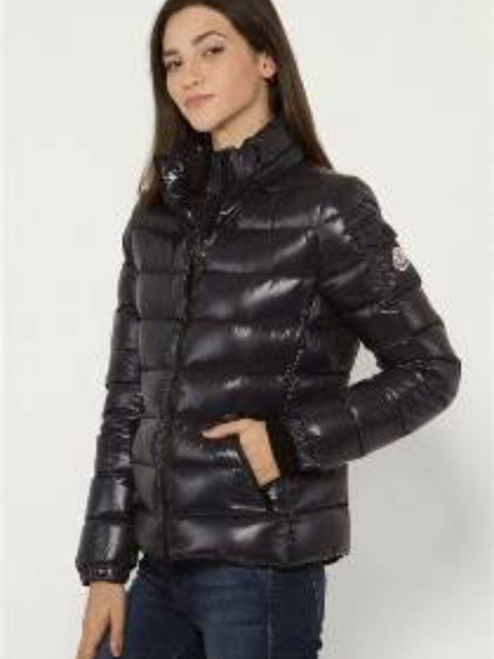 Moncler Bady Black Down Puffer Jacket Size 2=Medium